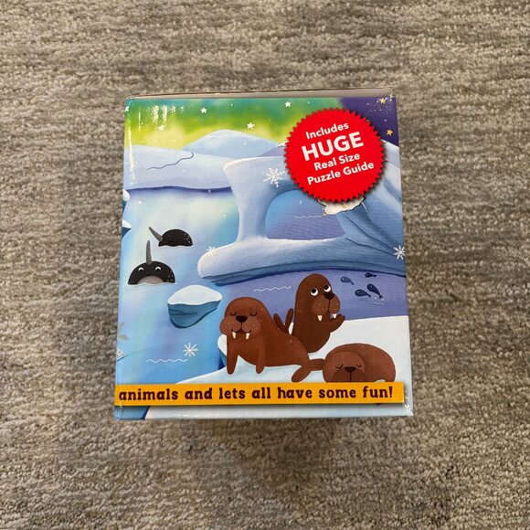 Toddler Puzzle - Floor Puzzle - 48 Pieces - Polar Bears - Penguins - Fish - Picture 4 of 6